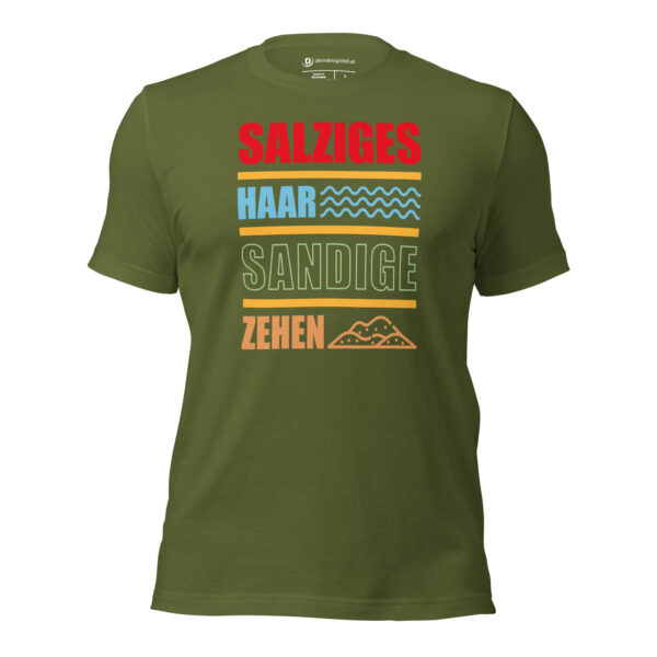 T-Shirt - Salziges Haar, sandige Zehen