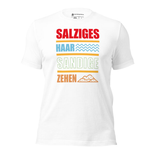 T-Shirt - Salziges Haar, sandige Zehen – Bild 3