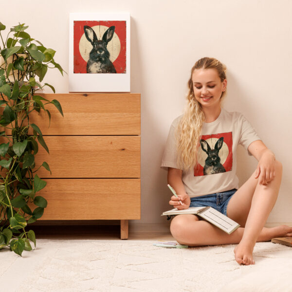 T-Shirt Retro Bunny – Bild 3