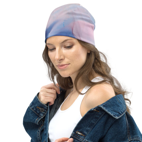 Allover-Beanie „Blue“