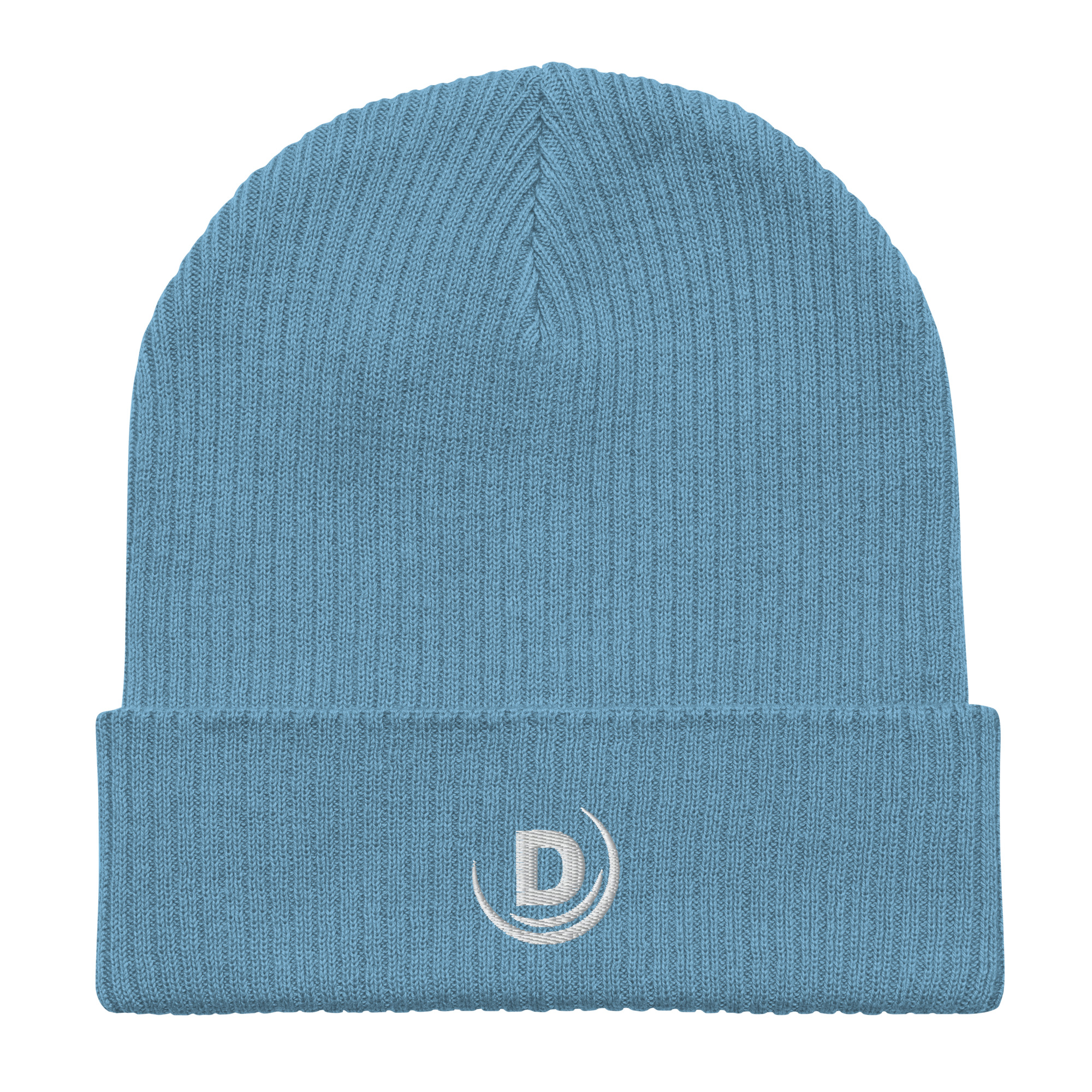 Gerippte Bio-Beanie "Logo" – Bild 4