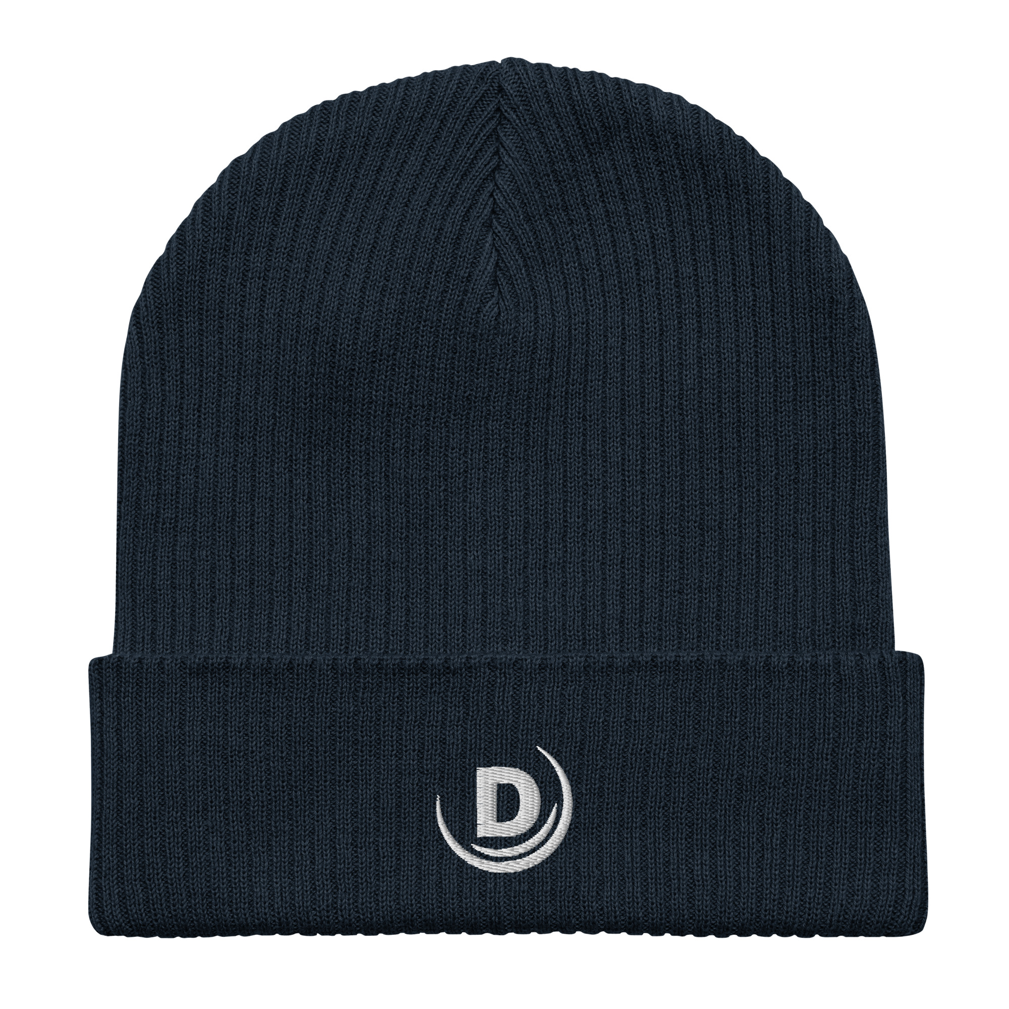 Gerippte Bio-Beanie "Logo" – Bild 2