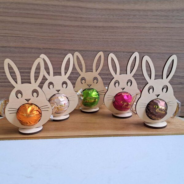 Osterhase befüllbar mit Schokokugel