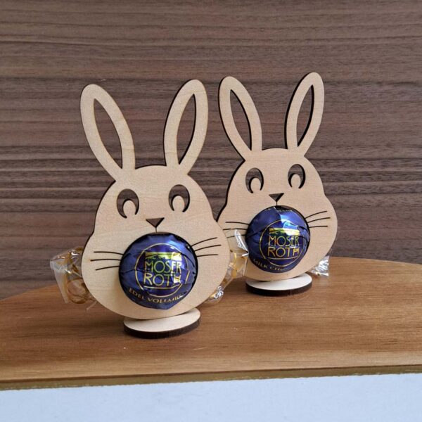 Osterhase befüllbar mit Schokokugel