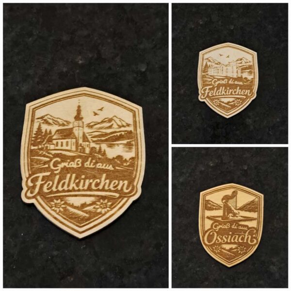 Kühlschrankmagnet groß – regionale Motive