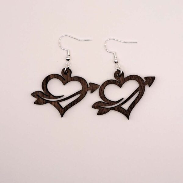 Ohrringe – Herz mit Pfeil