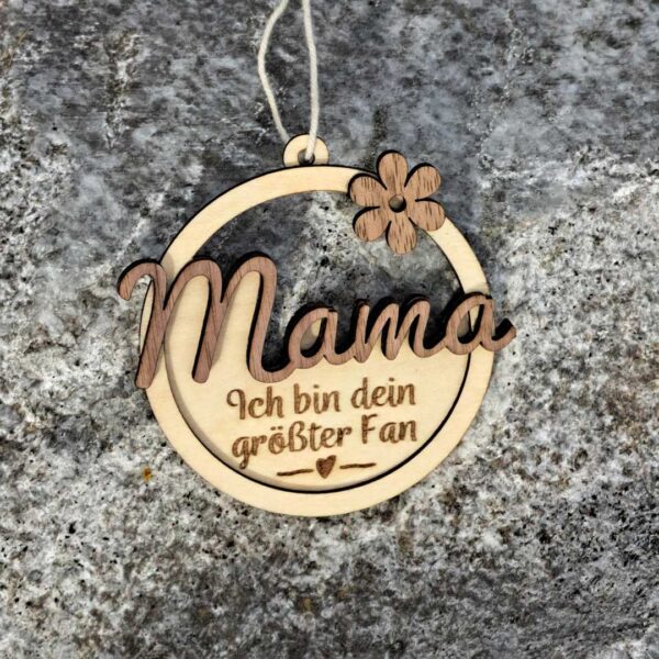 Anhänger 3D „Mama“