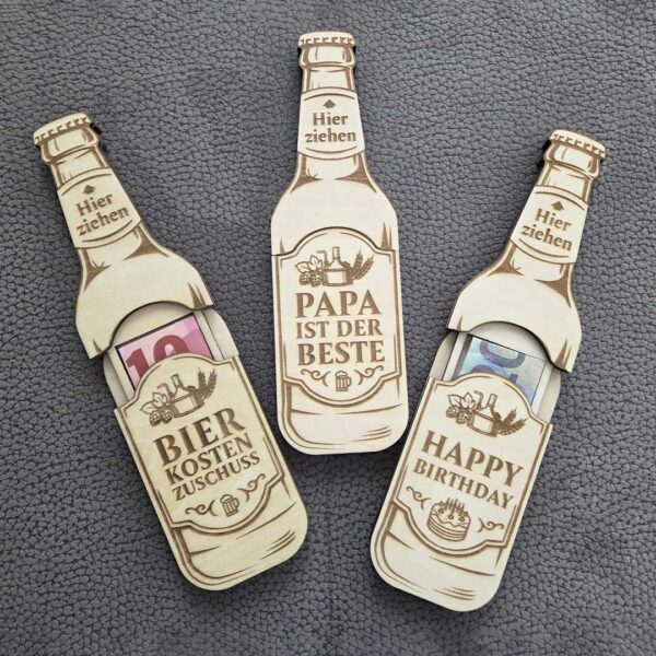 Flasche Schuber mit Geheimfach