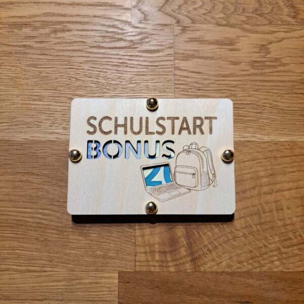 Geldgeschenkhalter – Schulstart und Studienbeginn