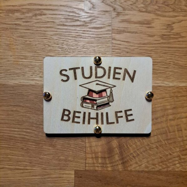 Geldgeschenkhalter – Schulstart und Studienbeginn