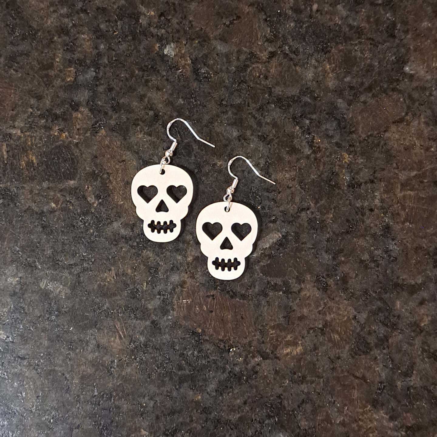 Ohrringe - Totenkopf – Bild 2