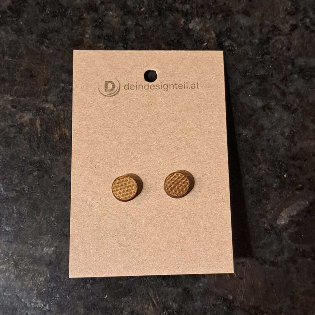 Ohrstecker - Blume des Lebens